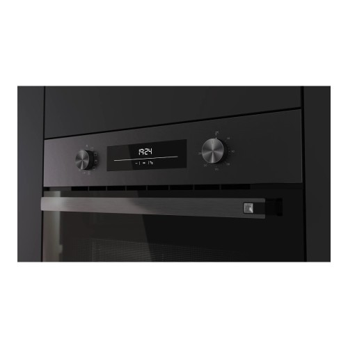 INDEPENDENT OVEN BUILT IN  HSB 6350 FBK (70LT / A+ / BLACK / POP / ΥΔΡΟΛΥΣΗ / ΤΗΛΕΣΚΟΠΙΚΟΣ)